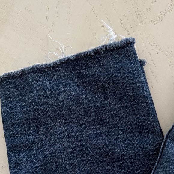 7 For All Mankind Dark Blue Roxanne Ankle Jeans 31 - Picture 3 of 10